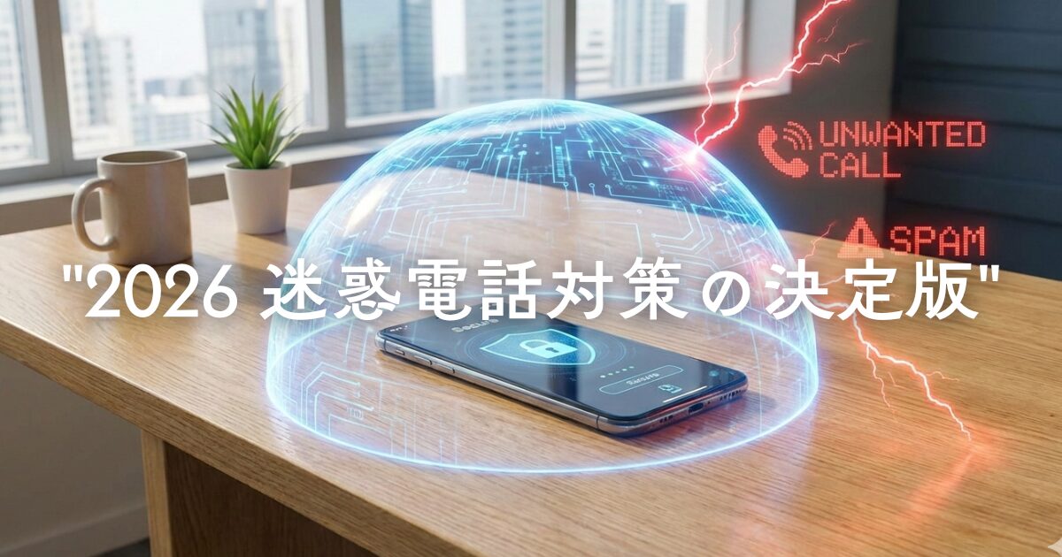 2026最新！迷惑電話を根本から撃退する5つの最強ステップ